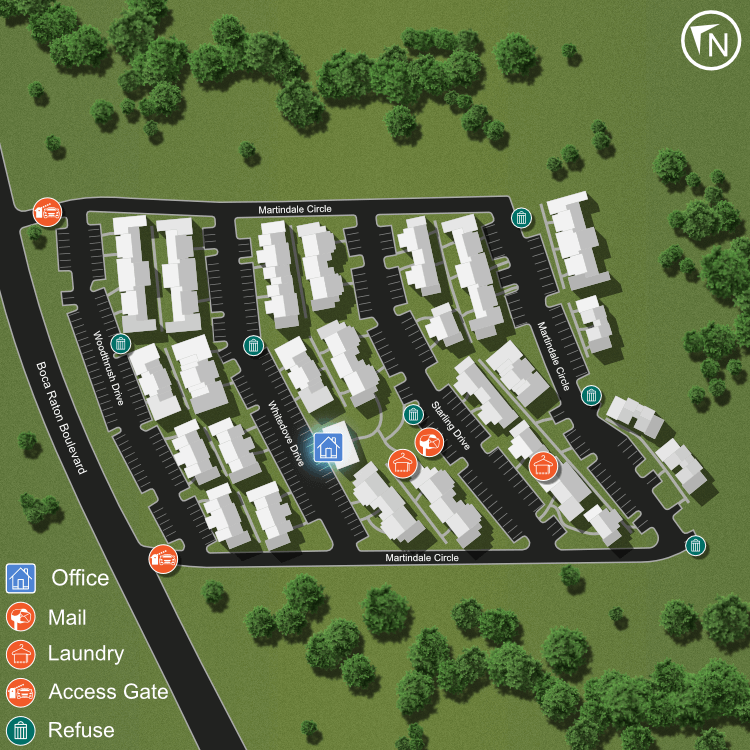 We make every effort to make our website accessible to anybody, especially those with disabilities. If you have question in terms of the relative location of an amenity or apartment home, please give us a call.