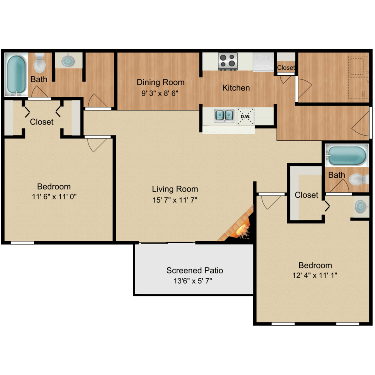 Floor plan image of Humphrey Bogart