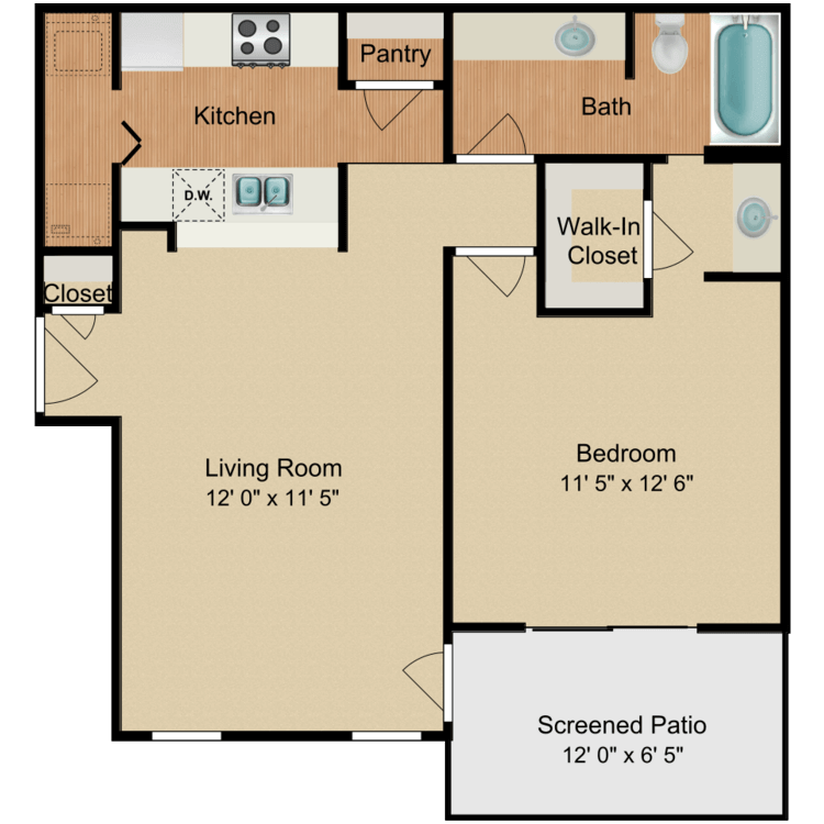 Floor plan image of John Wayne
