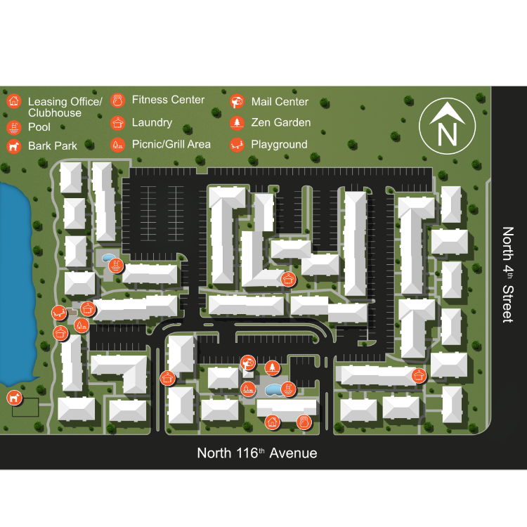 We make every effort to make our website accessible to anybody, especially those with disabilities. If you have question in terms of the relative location of an amenity or apartment home, please give us a call.