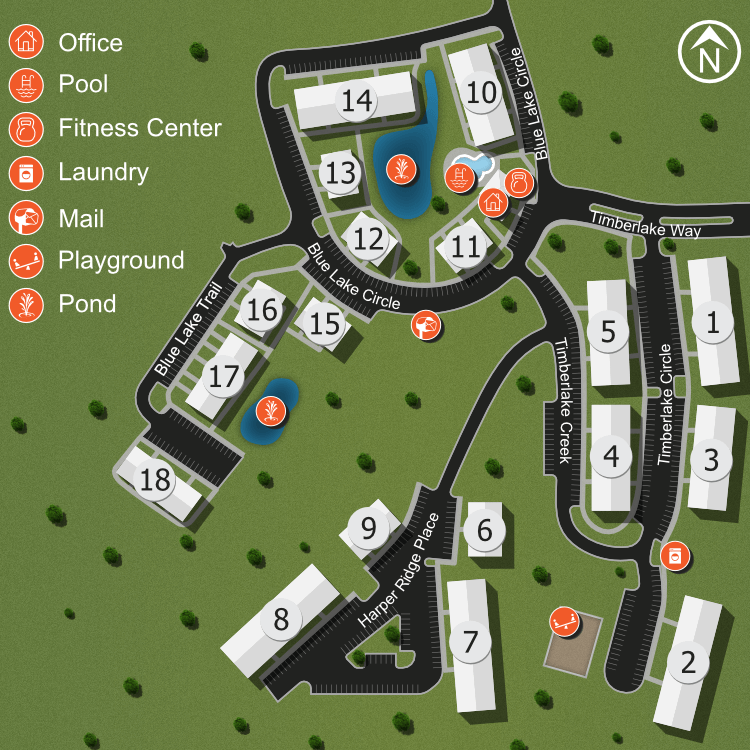 We make every effort to make our website accessible to anybody, especially those with disabilities. If you have question in terms of the relative location of an amenity or apartment home, please give us a call.