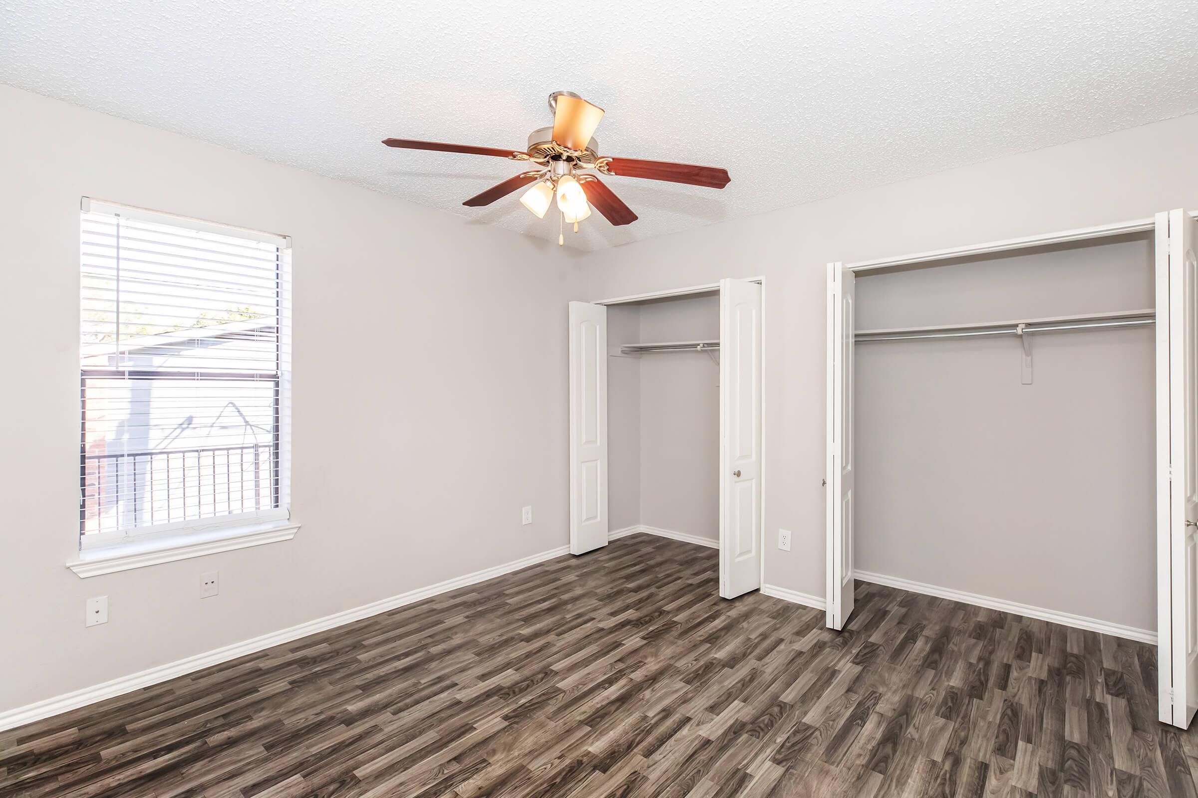 a room with a wooden floor