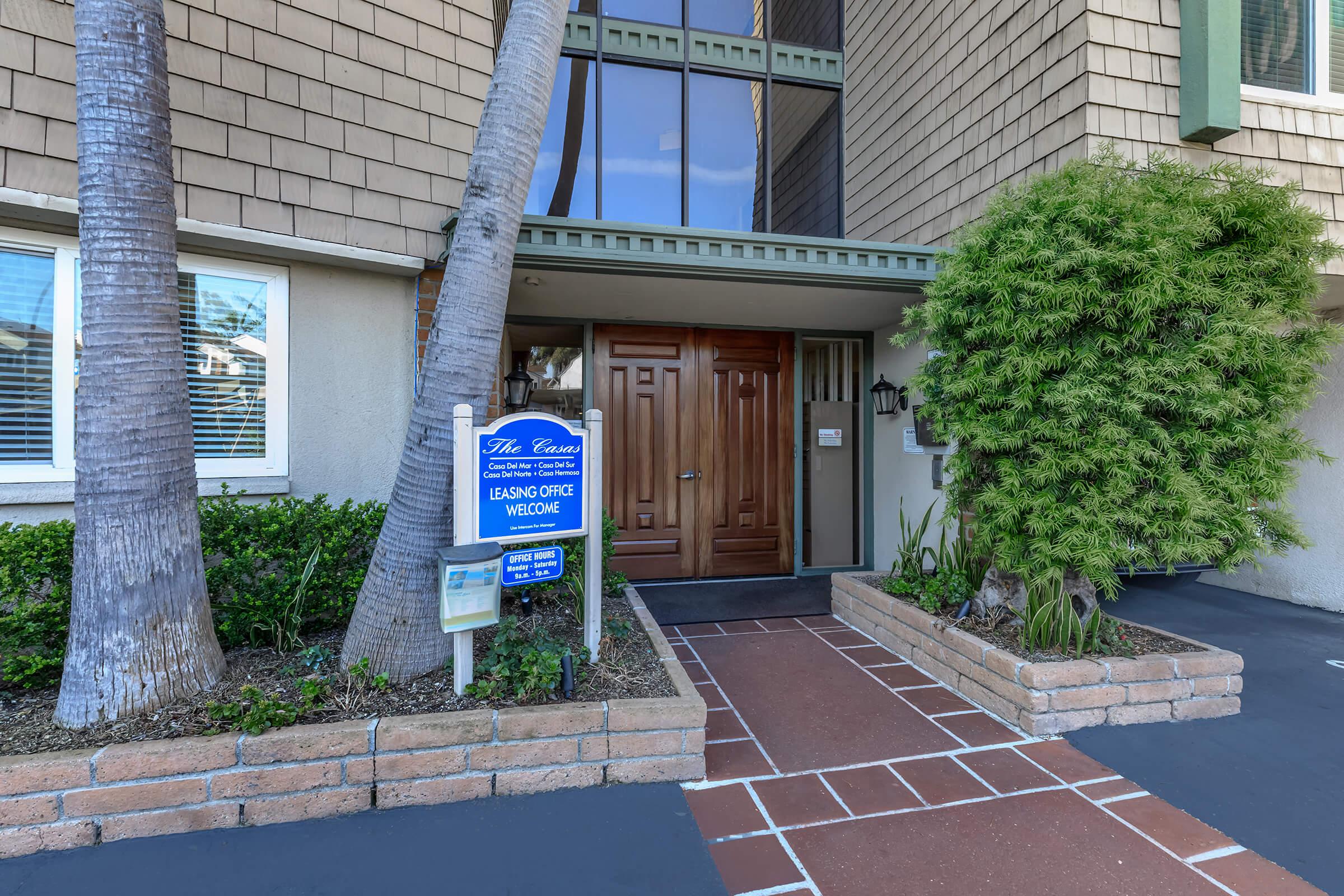 Visit our leasing office at Casa Del Mar in San Diego, California