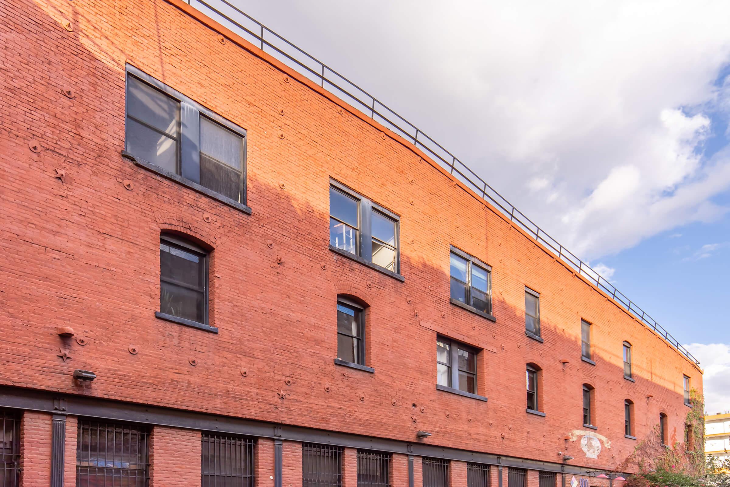 a large brick building