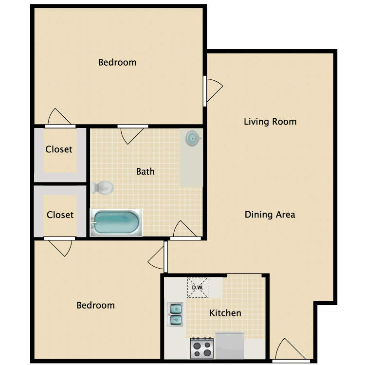 Floor plan image of W-2