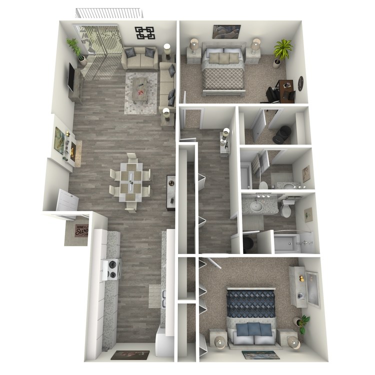Floor plan image of B2