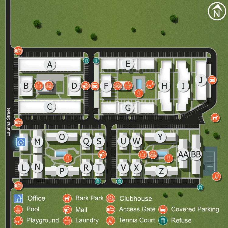 We make every effort to make our website accessible to anybody, especially those with disabilities. If you have question in terms of the relative location of an amenity or apartment home, please give us a call.