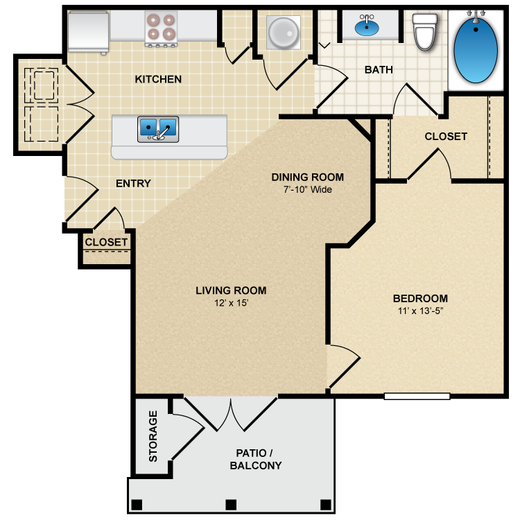 Floor plan image of A1 Petit