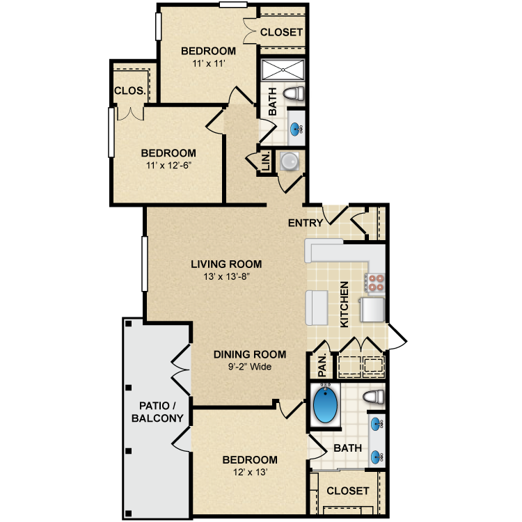 Floor plan image of C1 Provence