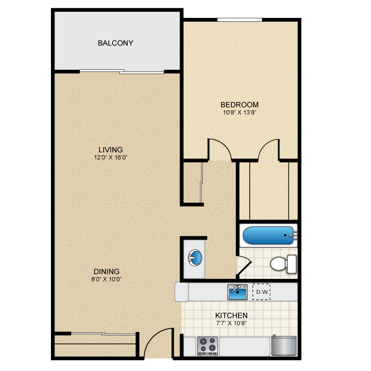 Floor plan image of A4