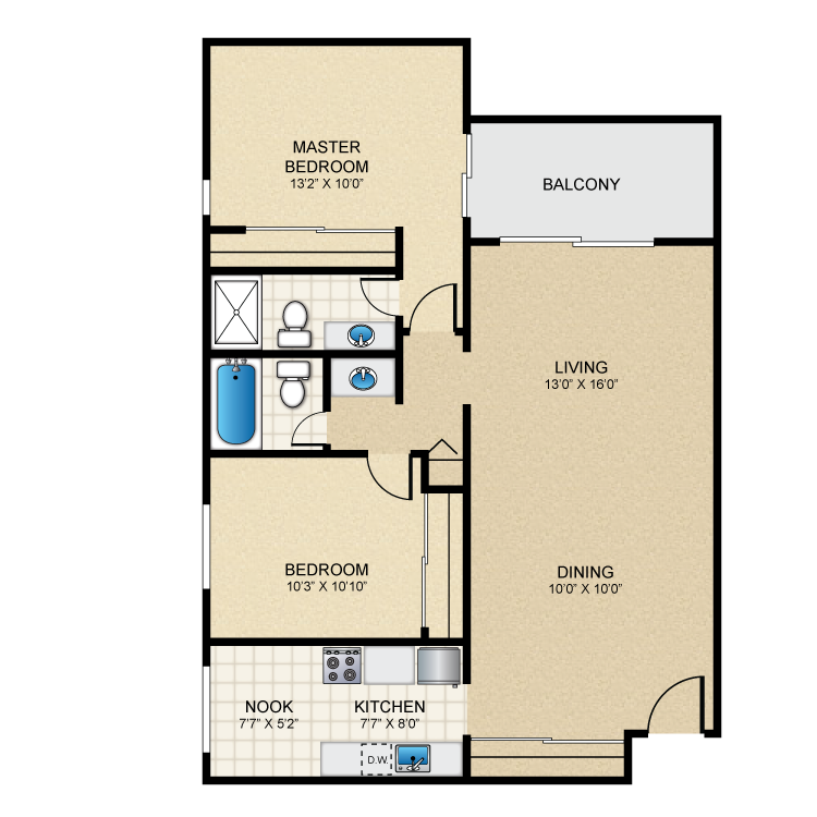 Floor plan image of B2