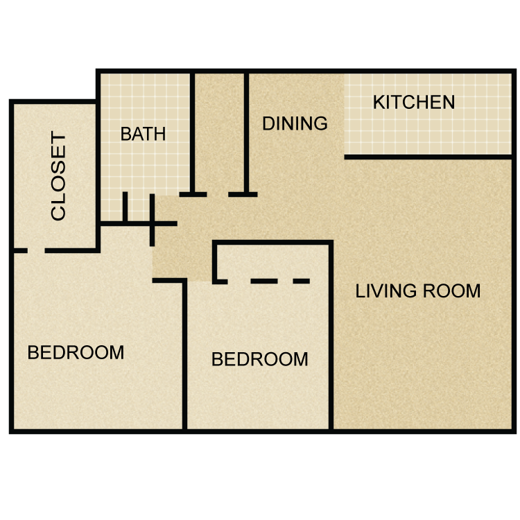 Floor plan image of B-1