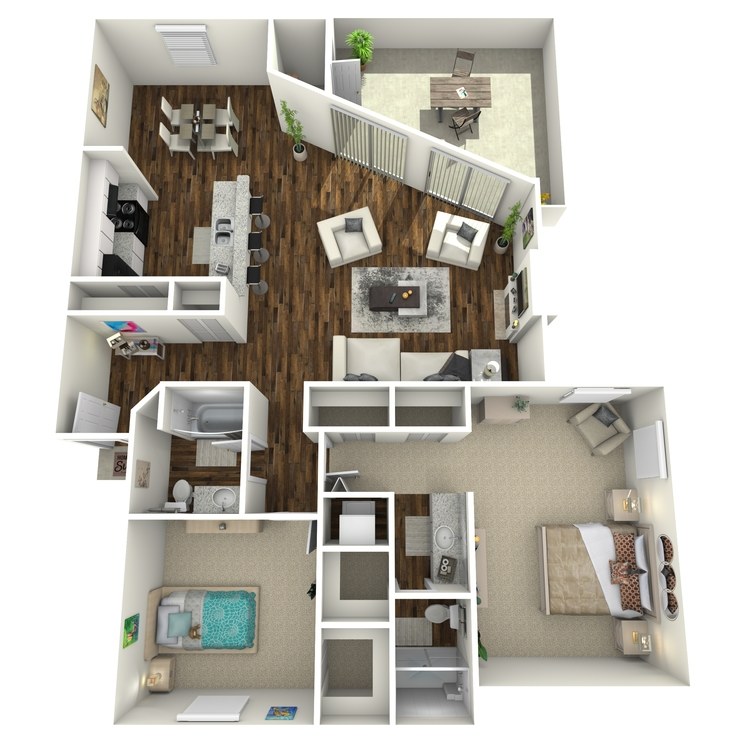 Floor plan image of B2R
