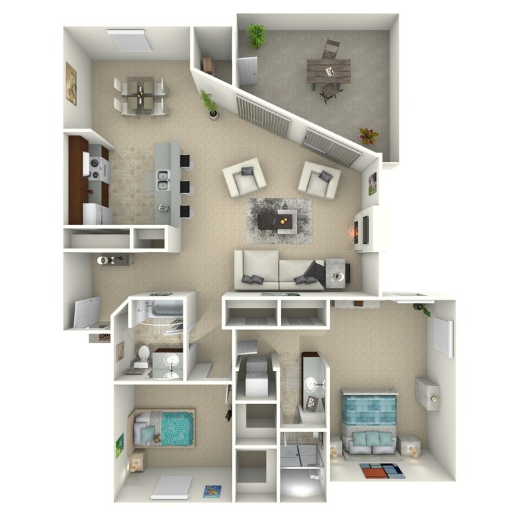 Floor plan image of B2