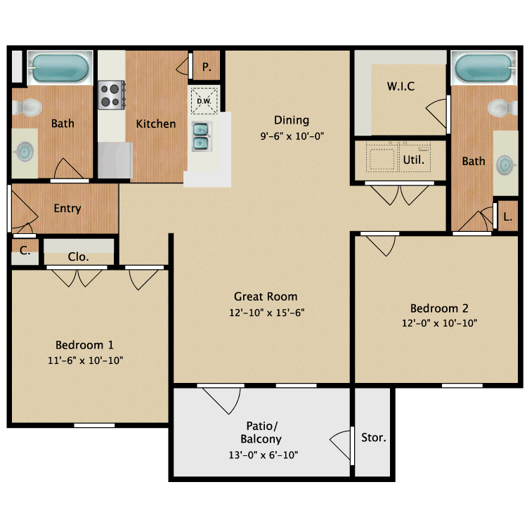Floor plan image of B1