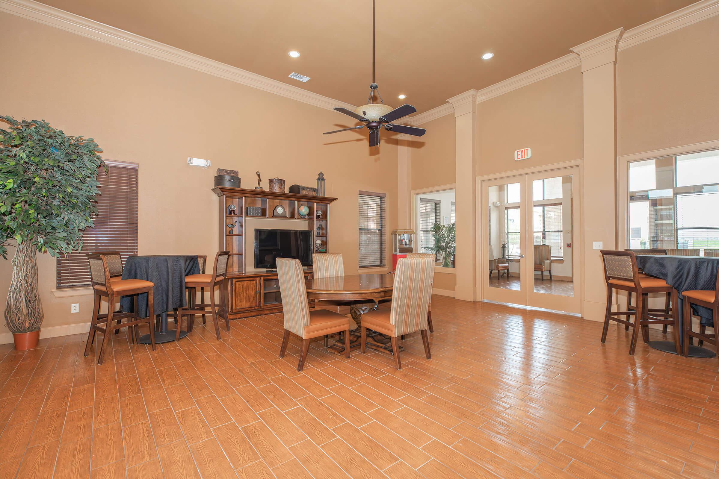 a dining room table