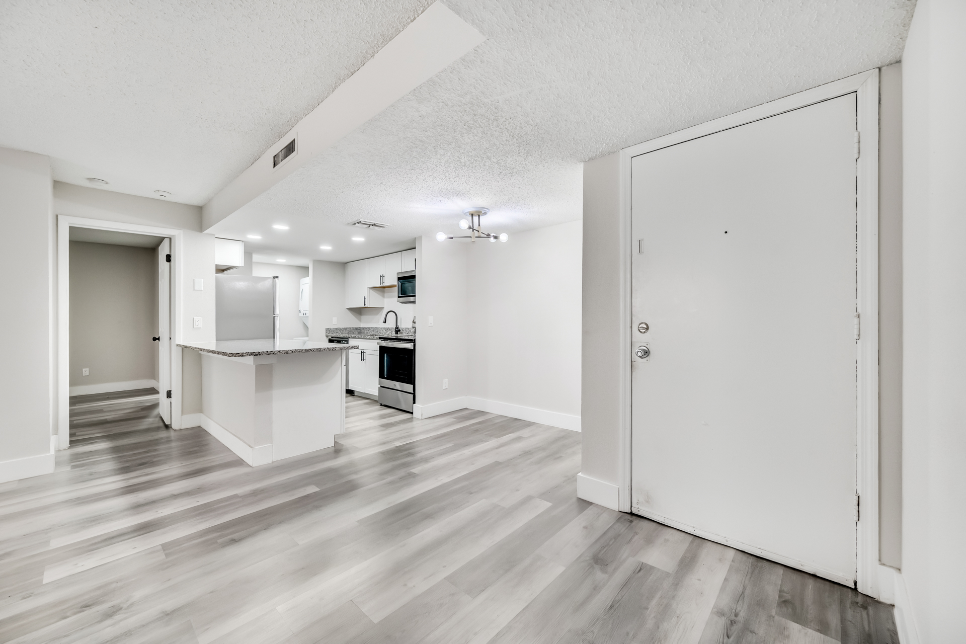 a view of a kitchen floor