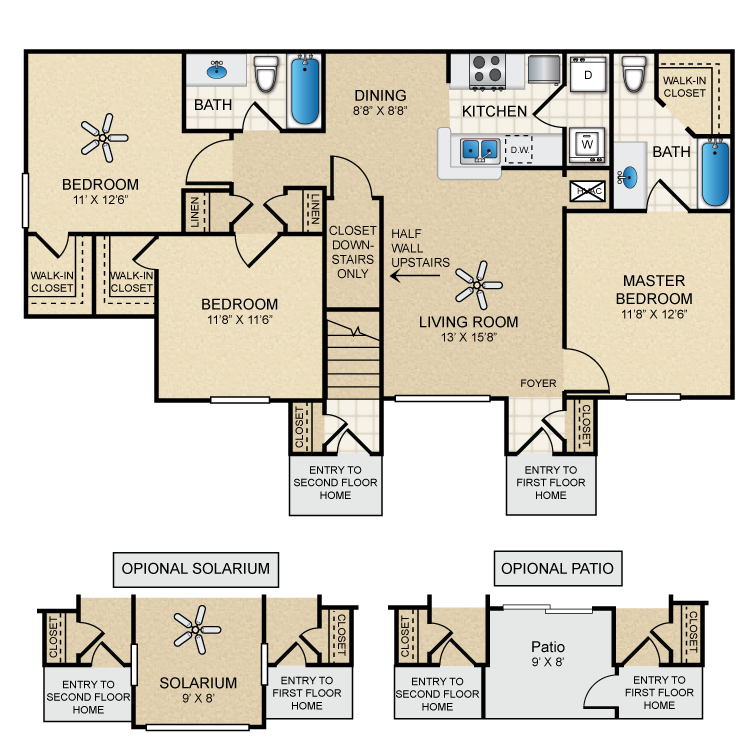Floor plan image of Plan E