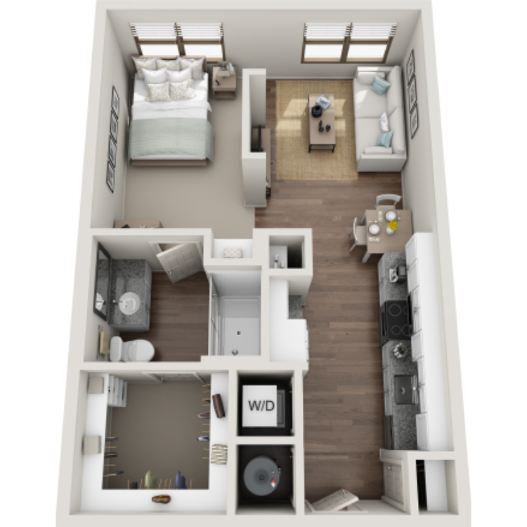 Floor plan image of Hamilton (Studio)