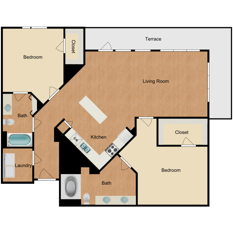 Floor plan image of The Fifth Avenue