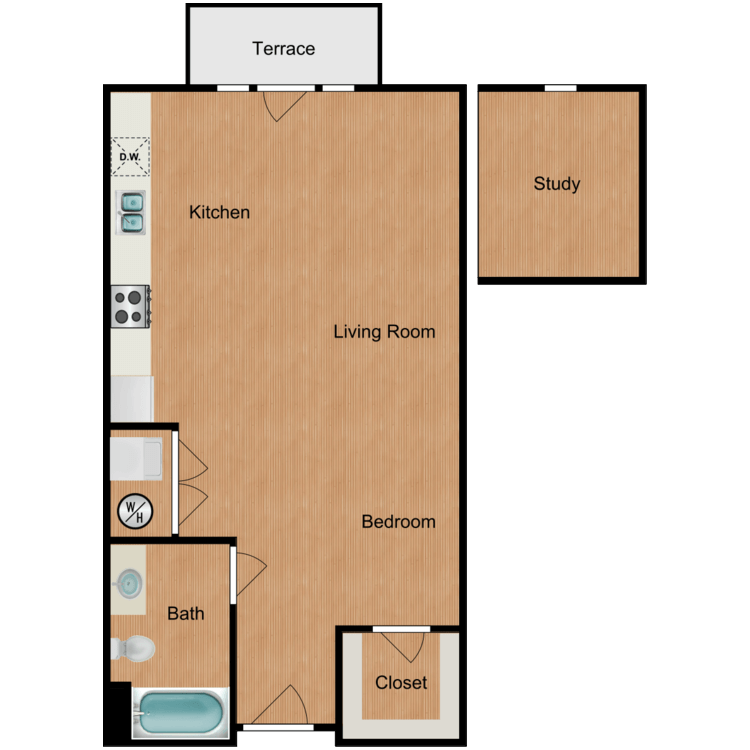 Floor plan image of The Manhattan