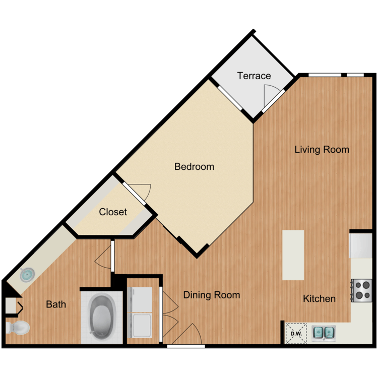 Floor plan image of The Staten Island