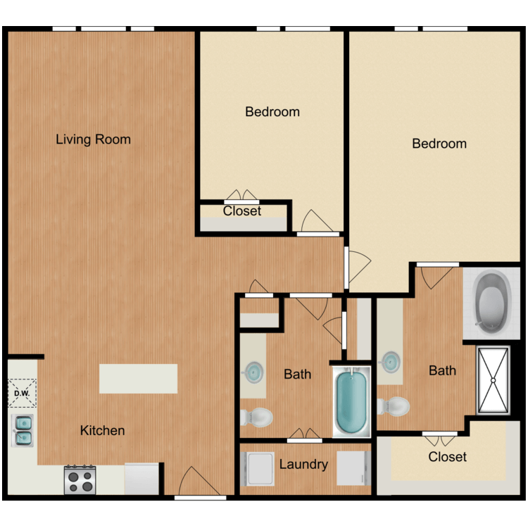 Floor plan image of The Vanderbilt