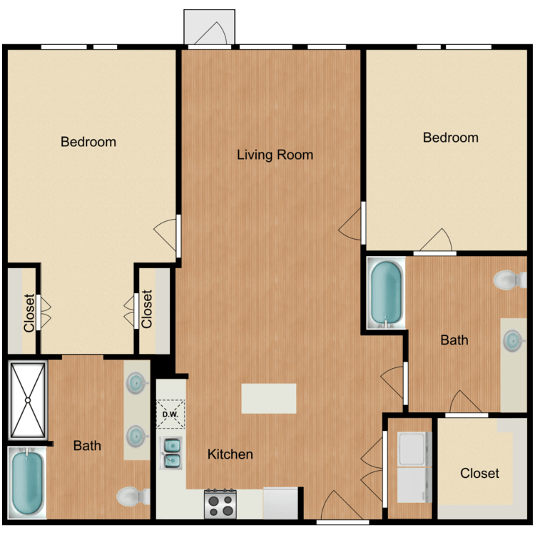 Floor plan image of The Washington