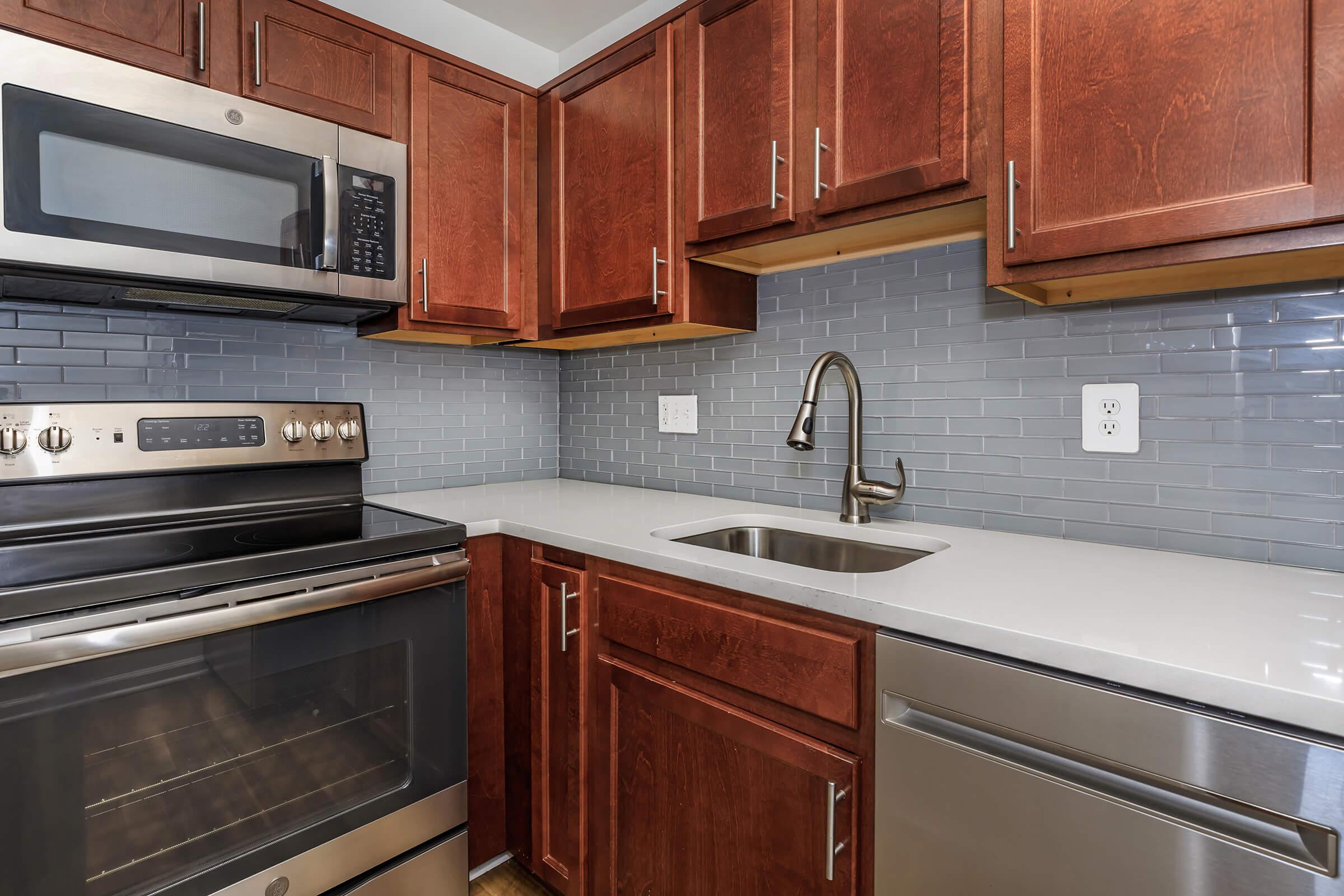 Kitchen at Whitestone at Landmark  in Alexandria R