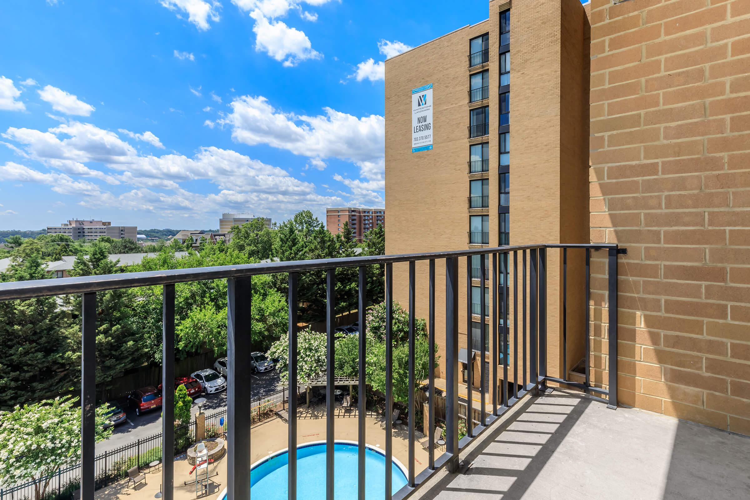 Balcony at Whitestone at Landmark  in Alexandria R