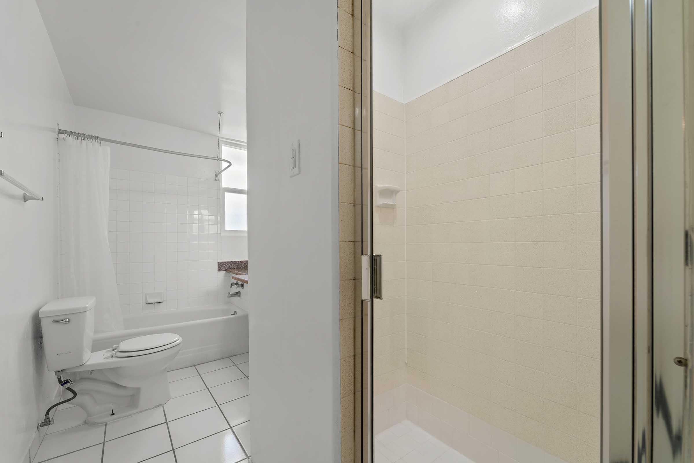 a close up of a shower in a room