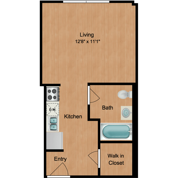 Floor plan image of Studio S10