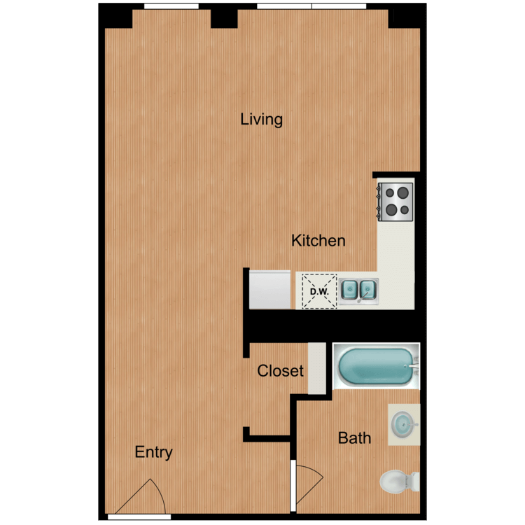 Floor plan image of Studio S9