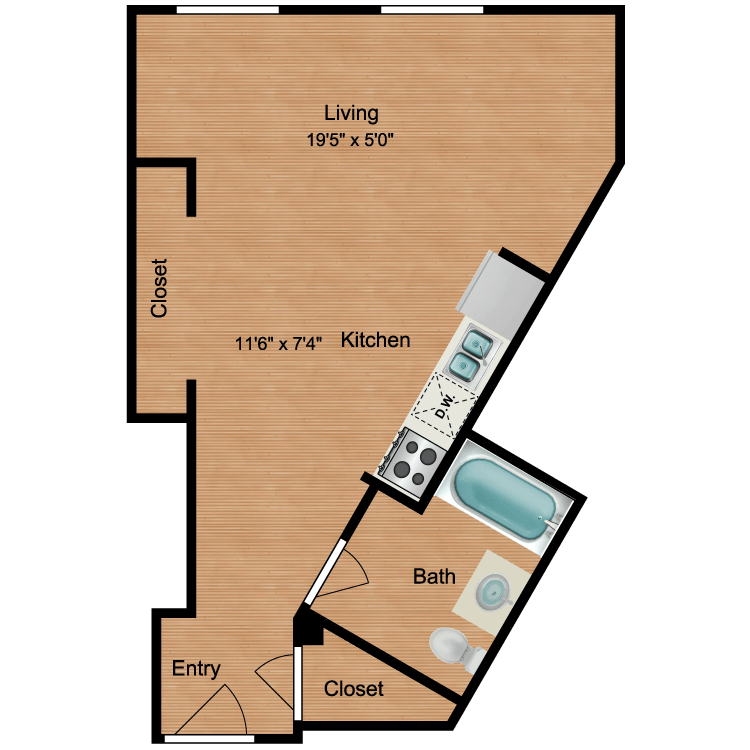 Floor plan image of Studio S2