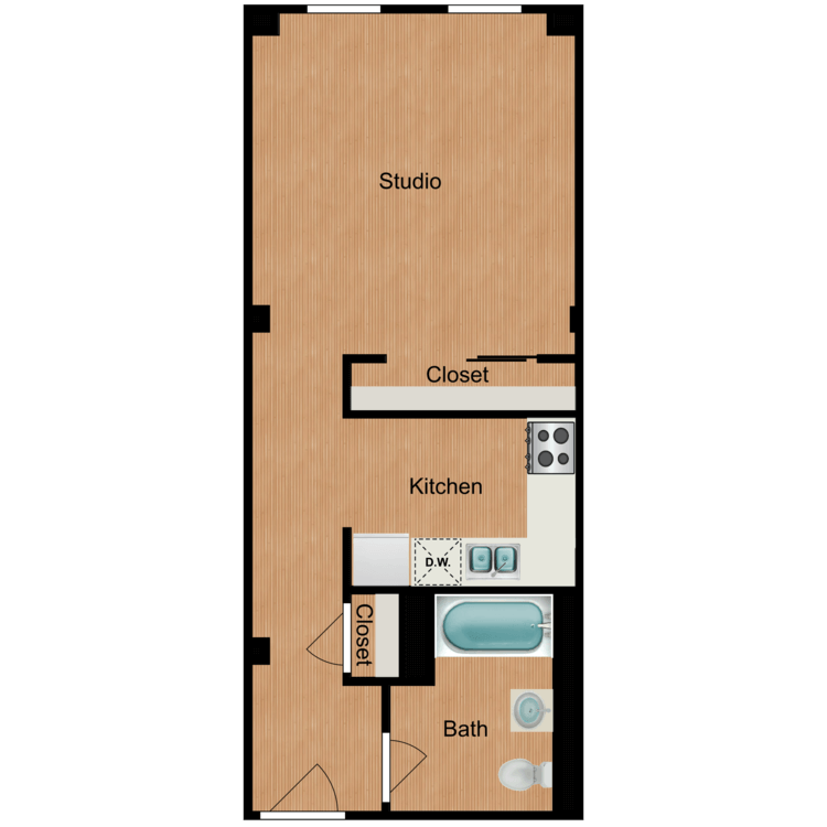 Floor plan image of Studio S11