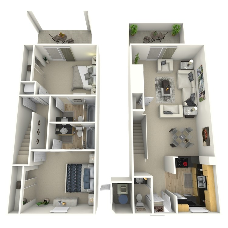 Floor plan image of Driftwood-Contemporary