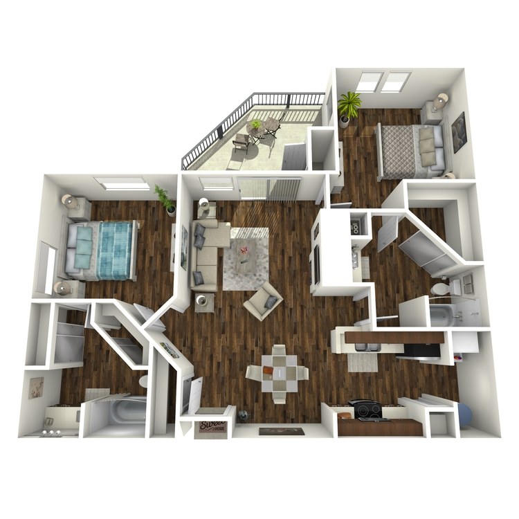 Floor plan image of B2