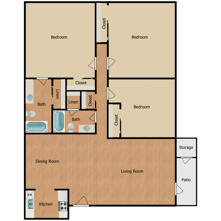 Floor plan image of C1