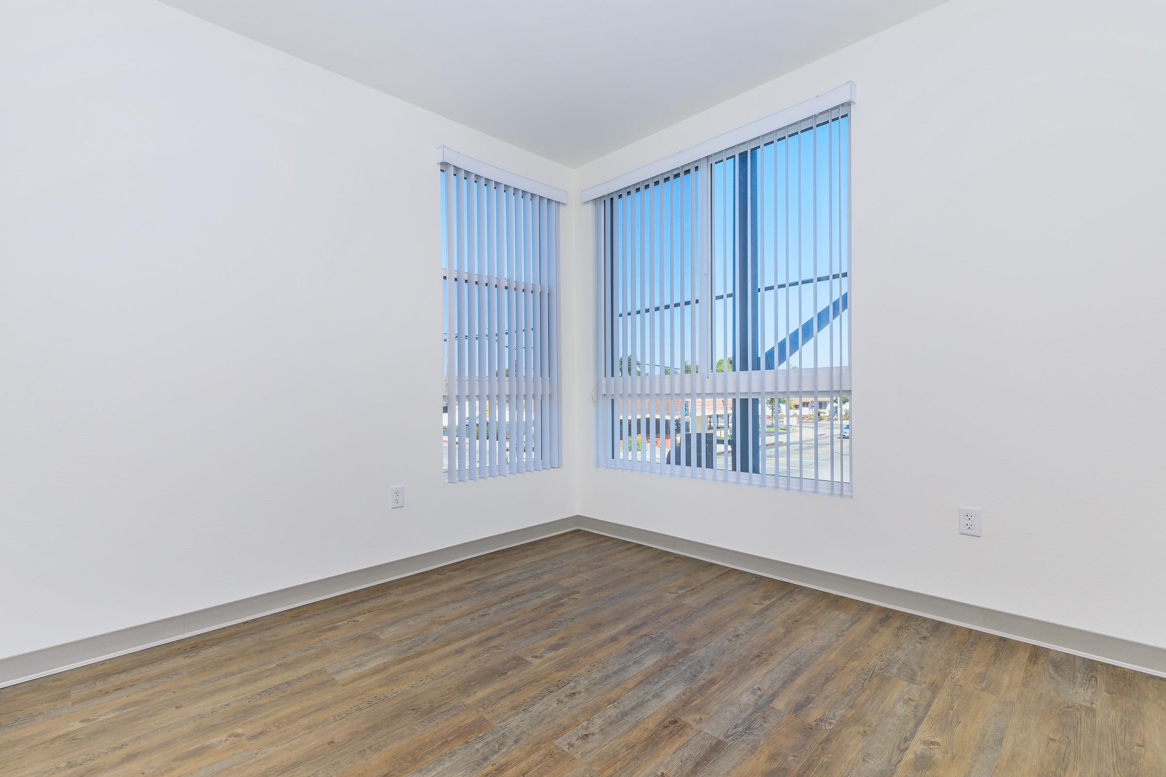 a building next to a window