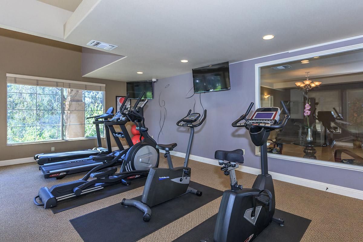 work-out equipment in the community gym