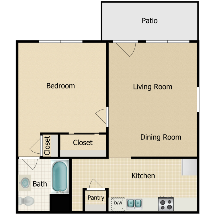 Floor plan image of A1