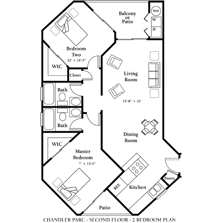 Floor plan image of The Jasmine - Second Floor