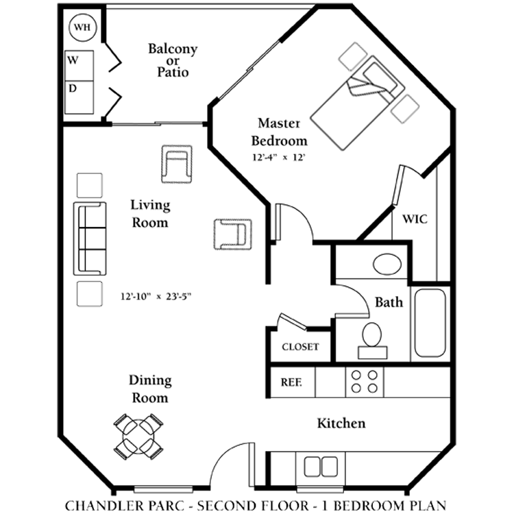 Floor plan image of The Lantana - Second Floor