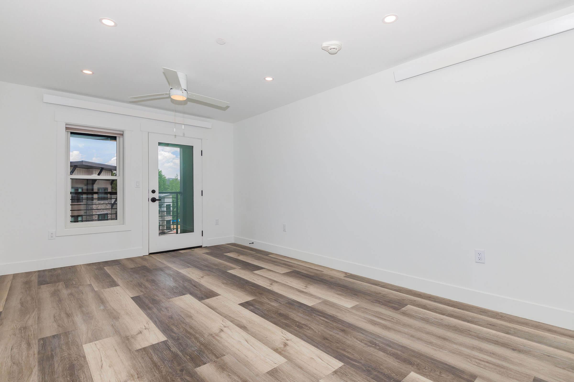 a building with a wooden floor