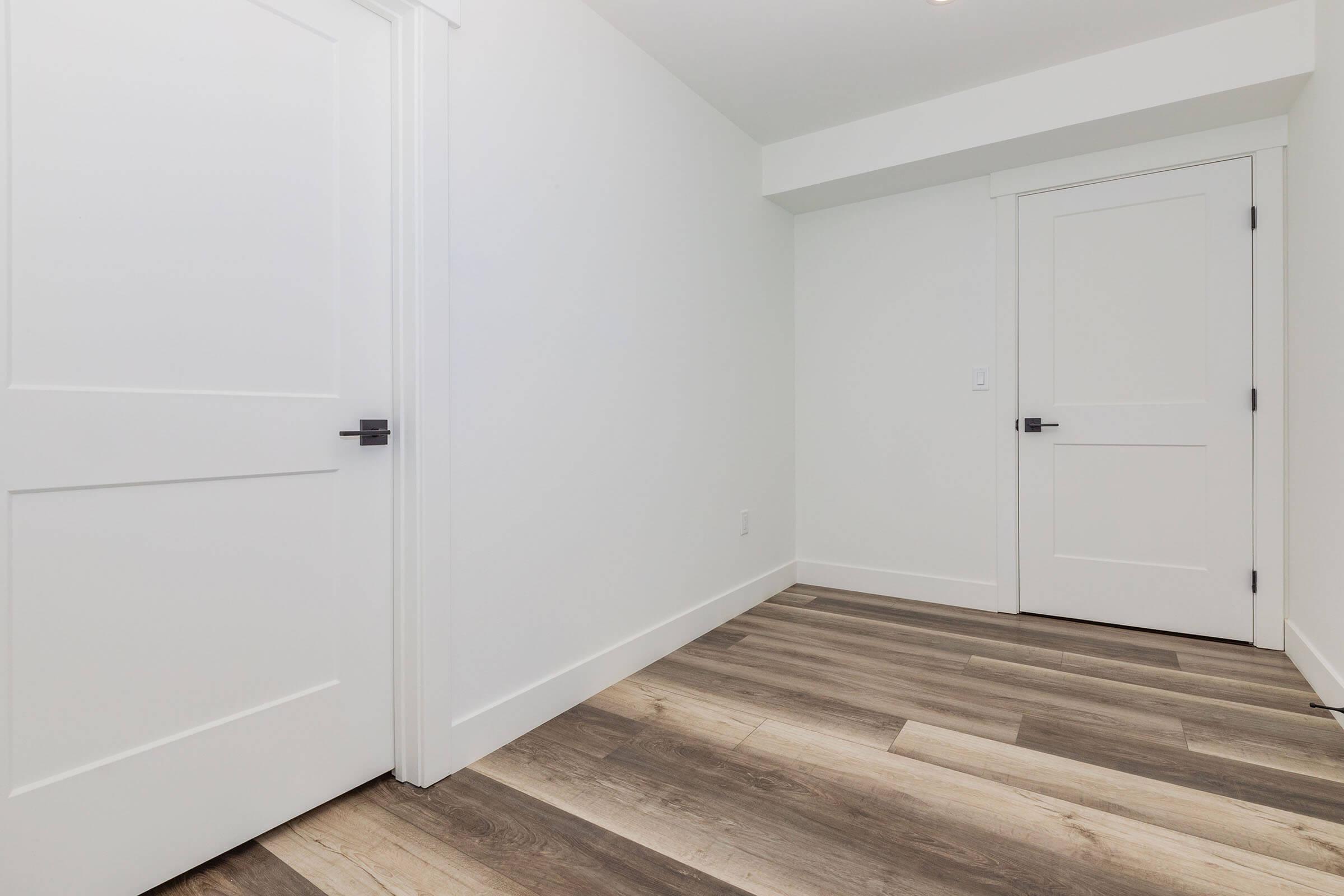 a refrigerator in a kitchen