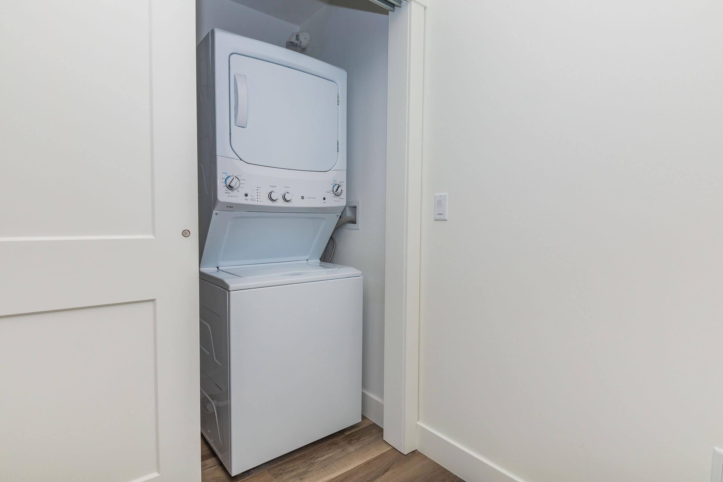 a refrigerator with the door open