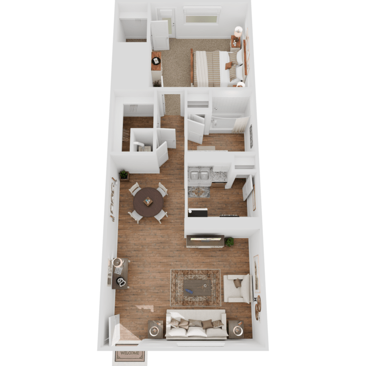 1 Bedroom Rental – 1111 Blalock Road, Houston, TX, 77055