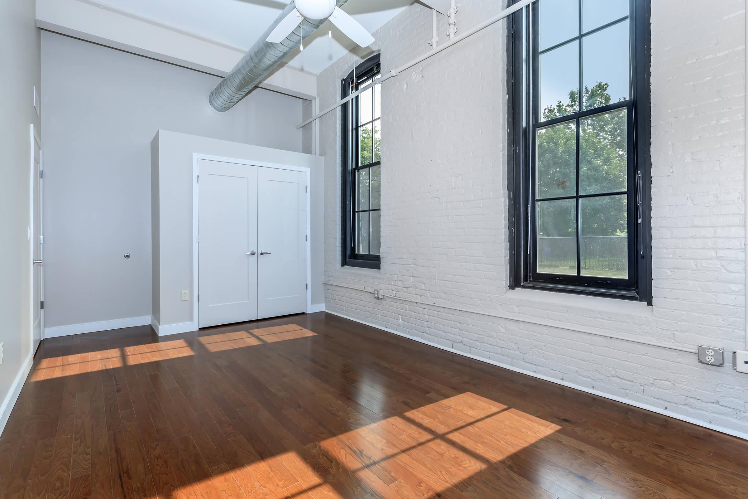 a view of a tiled floor in a room