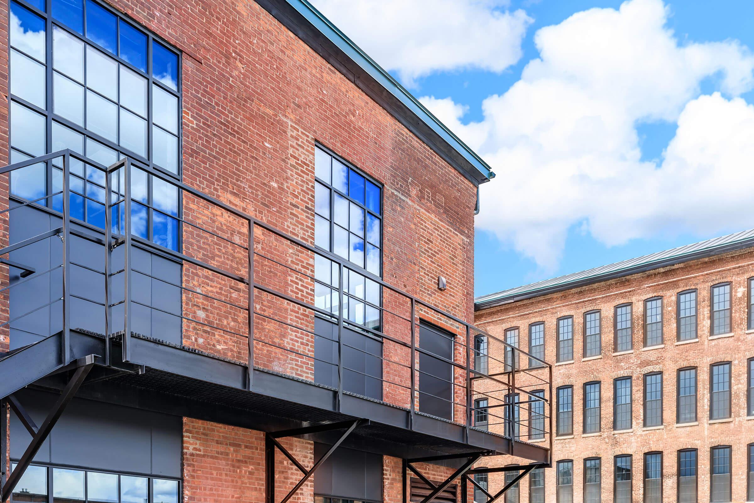 a large brick building