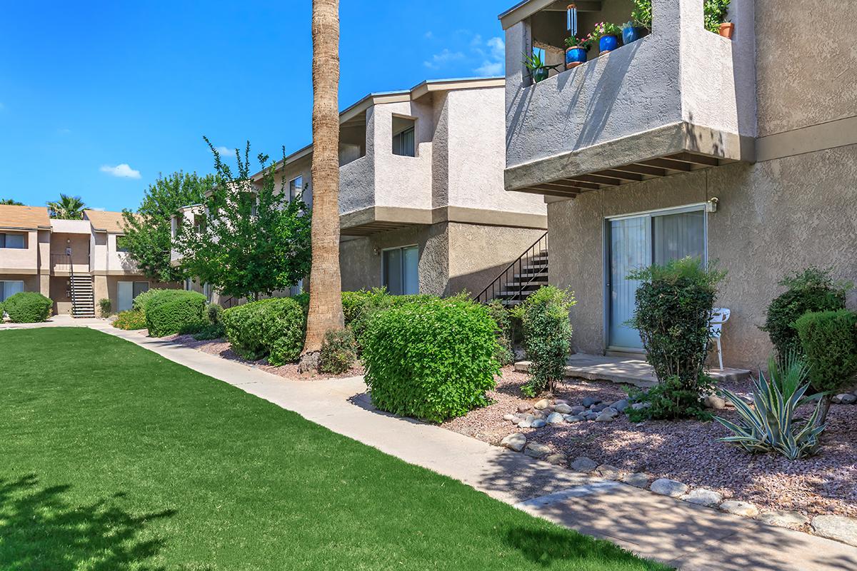 a large lawn in front of a house